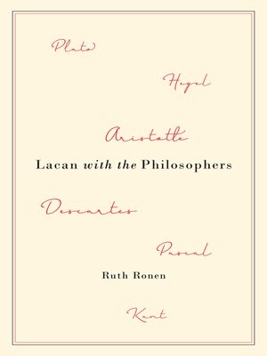 cover image of Lacan with the Philosophers